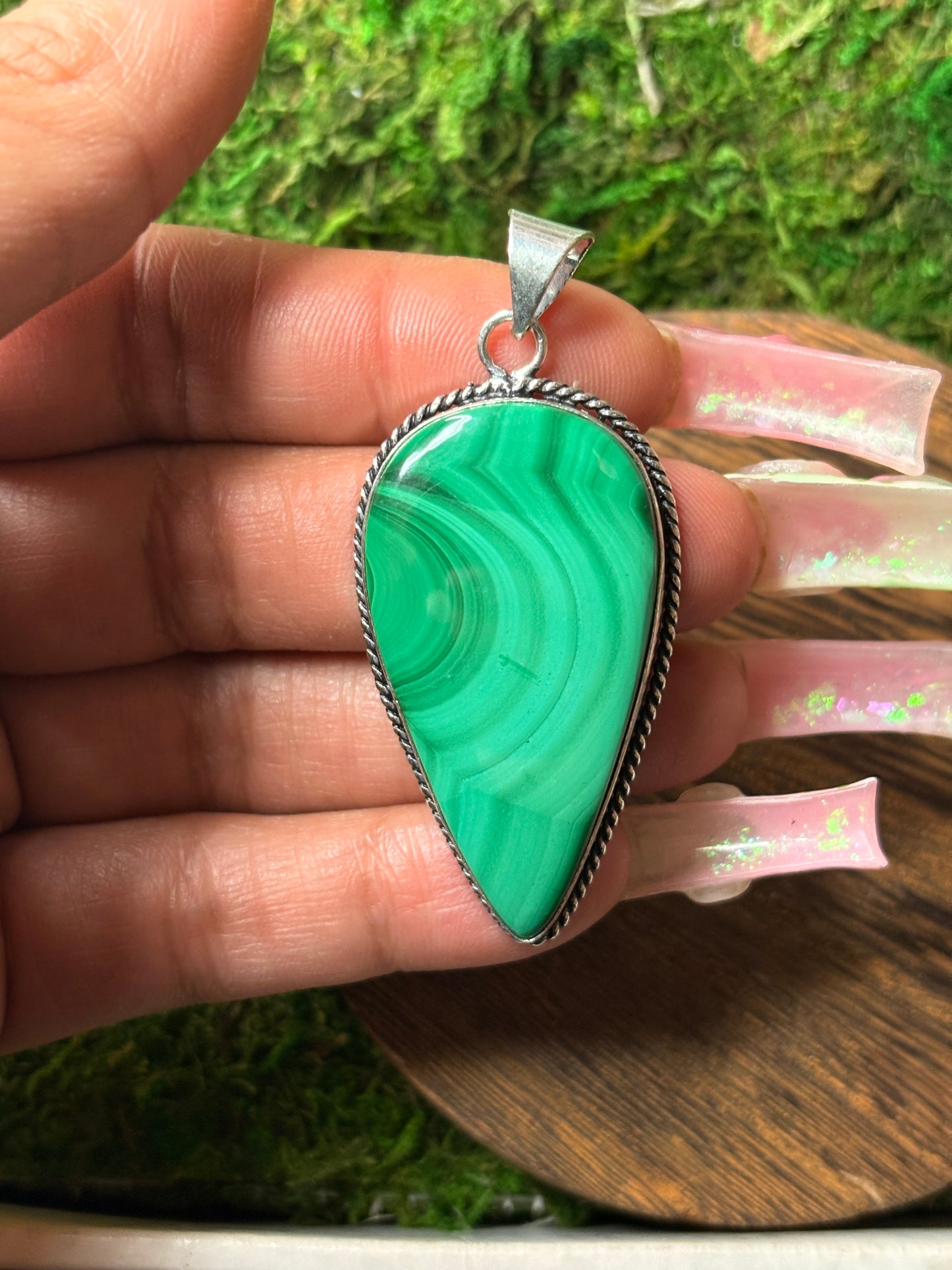 Malachite Pendant ✨