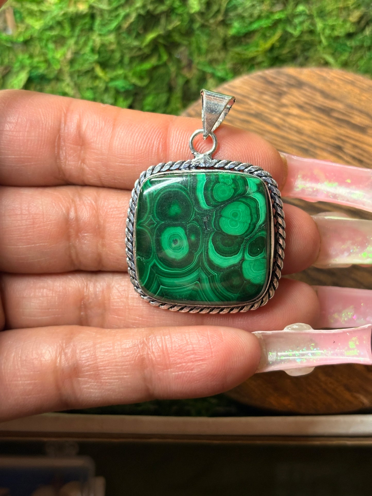 Malachite Pendant ✨