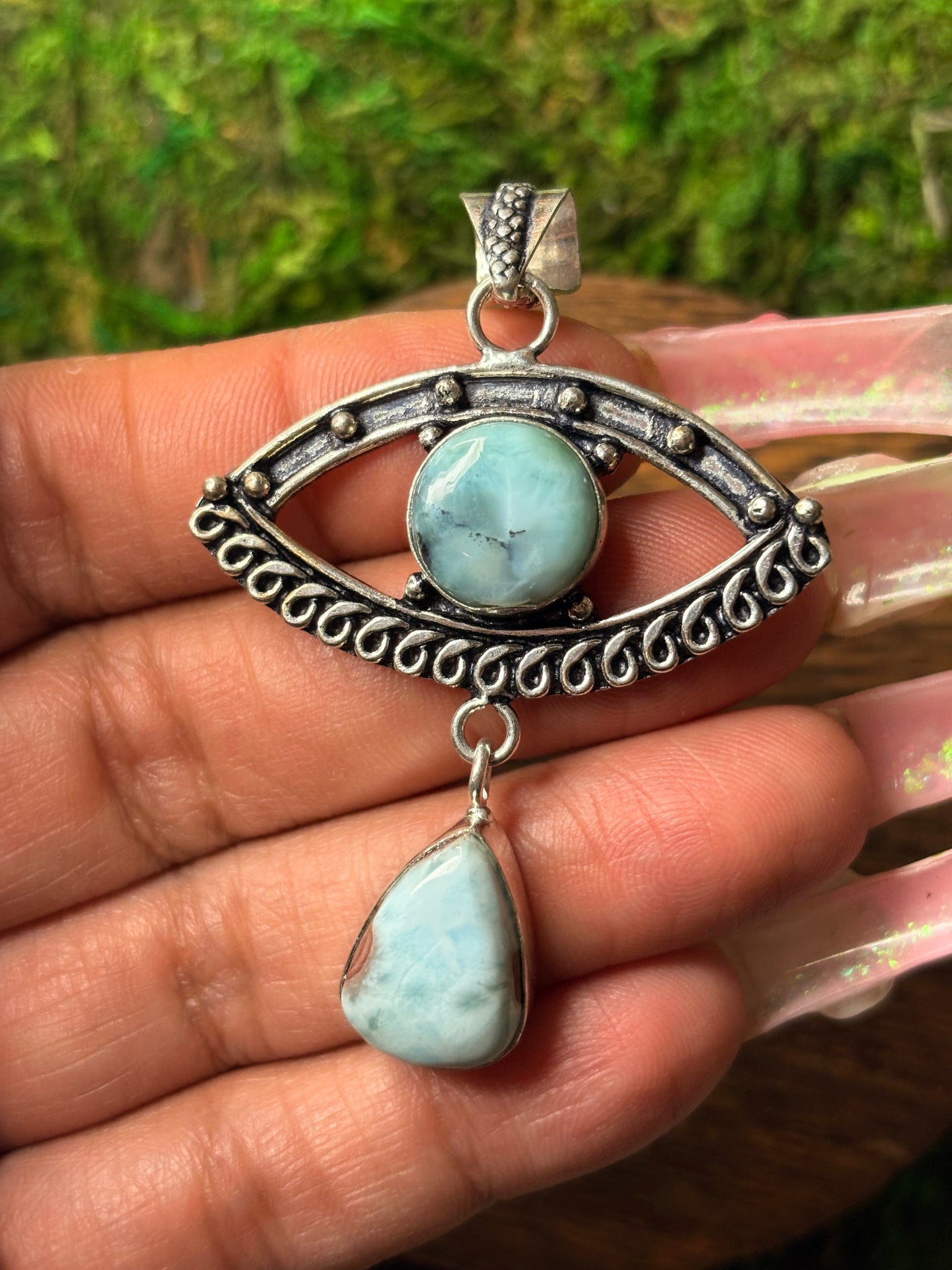 Larimar 🧿 Pendant✨