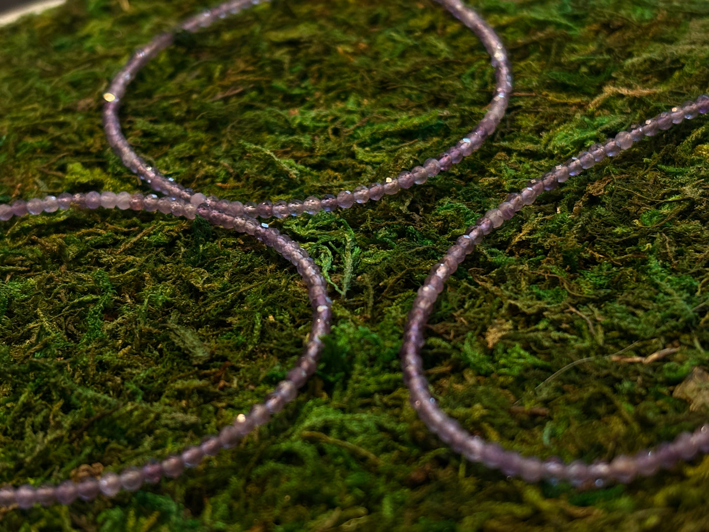 Amethyst anklets