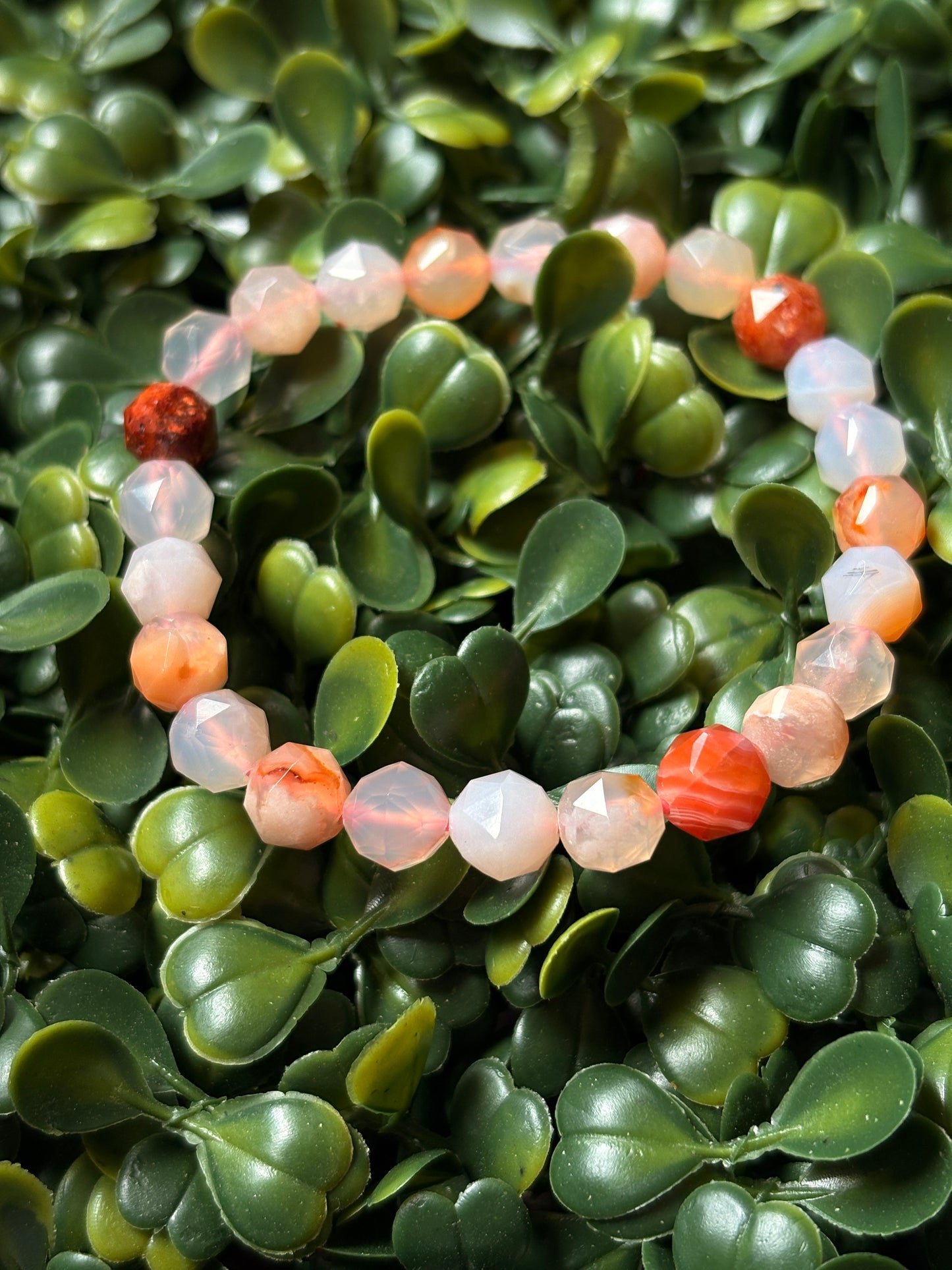 Faceted Fire Quartz