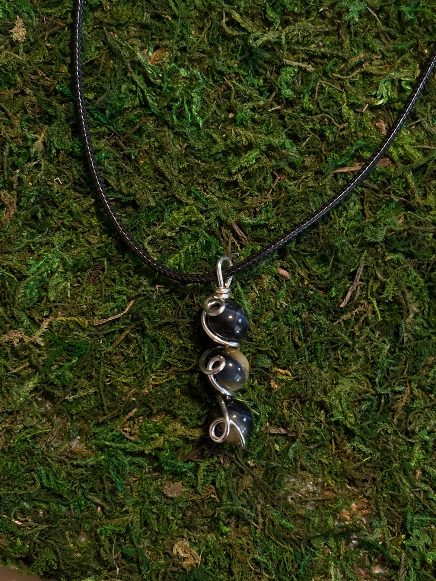 Blue Tigers Eye necklace