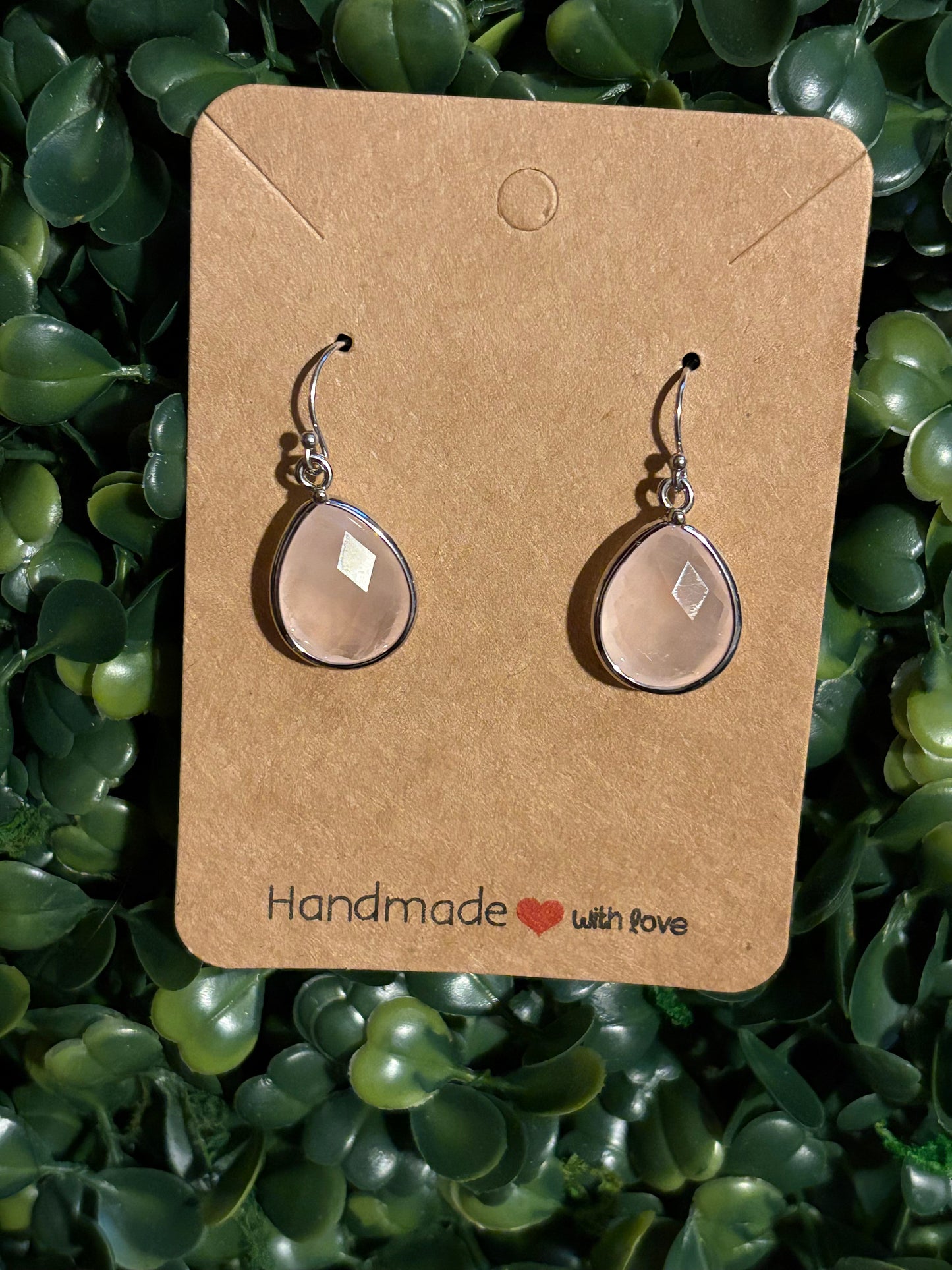 Rose Quartz Earrings ✨