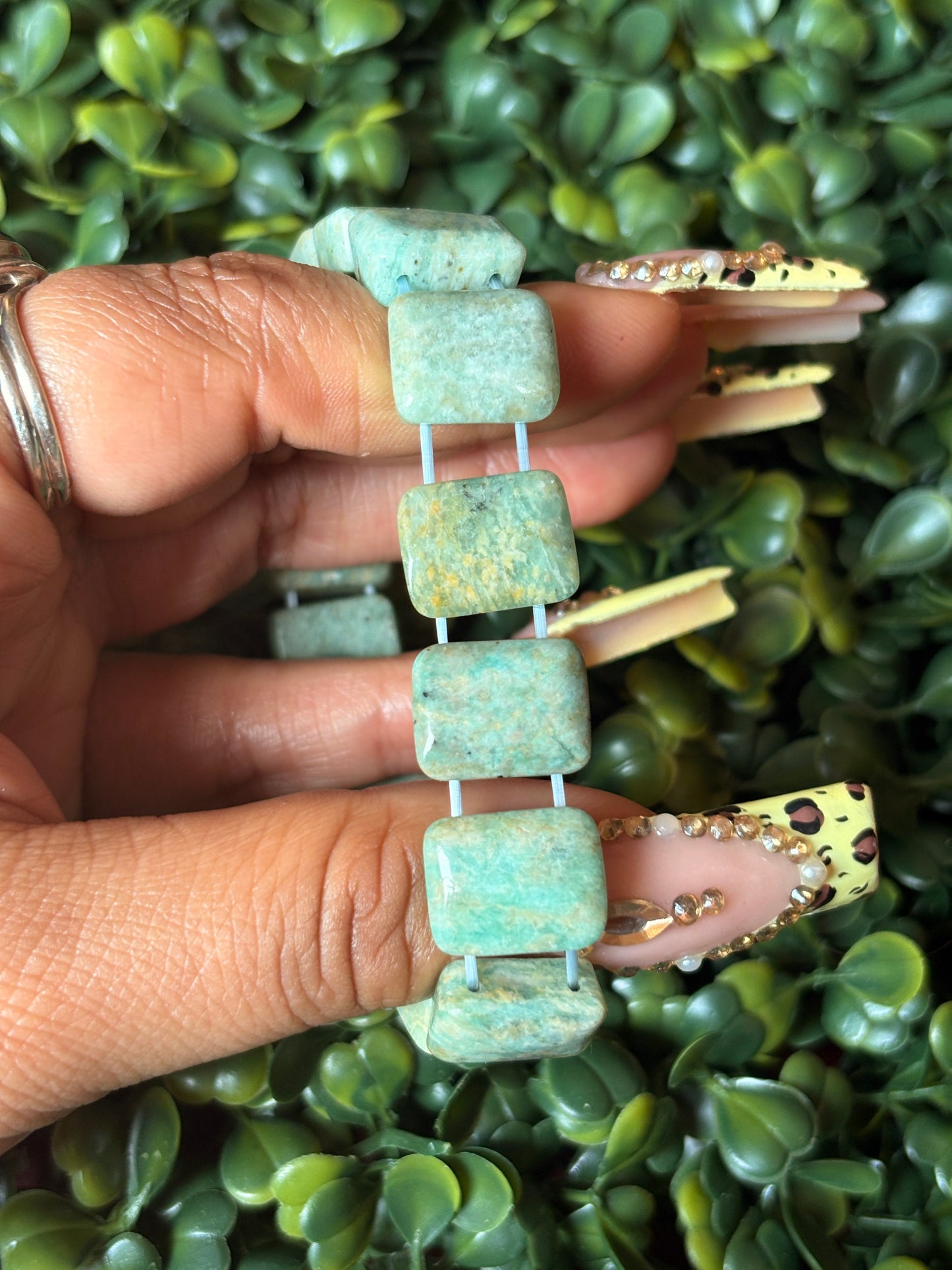 Amazonite Bangle Bracelet