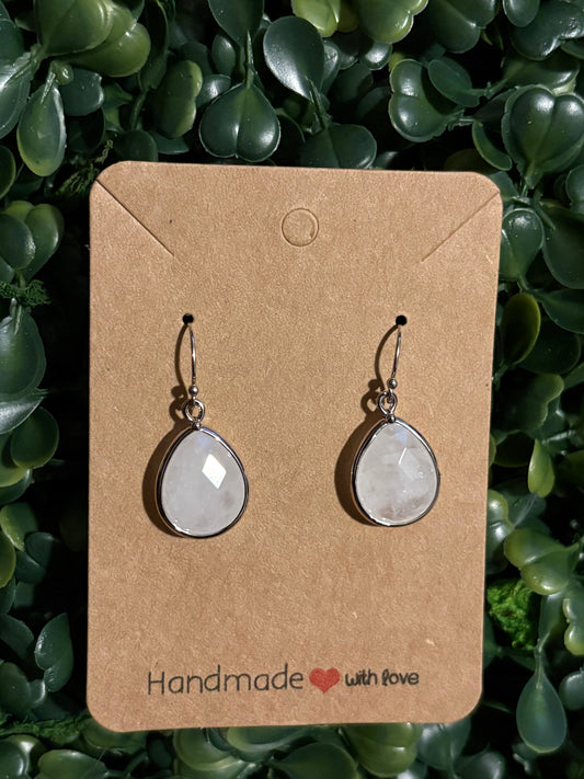 Clear Quartz Earrings ✨