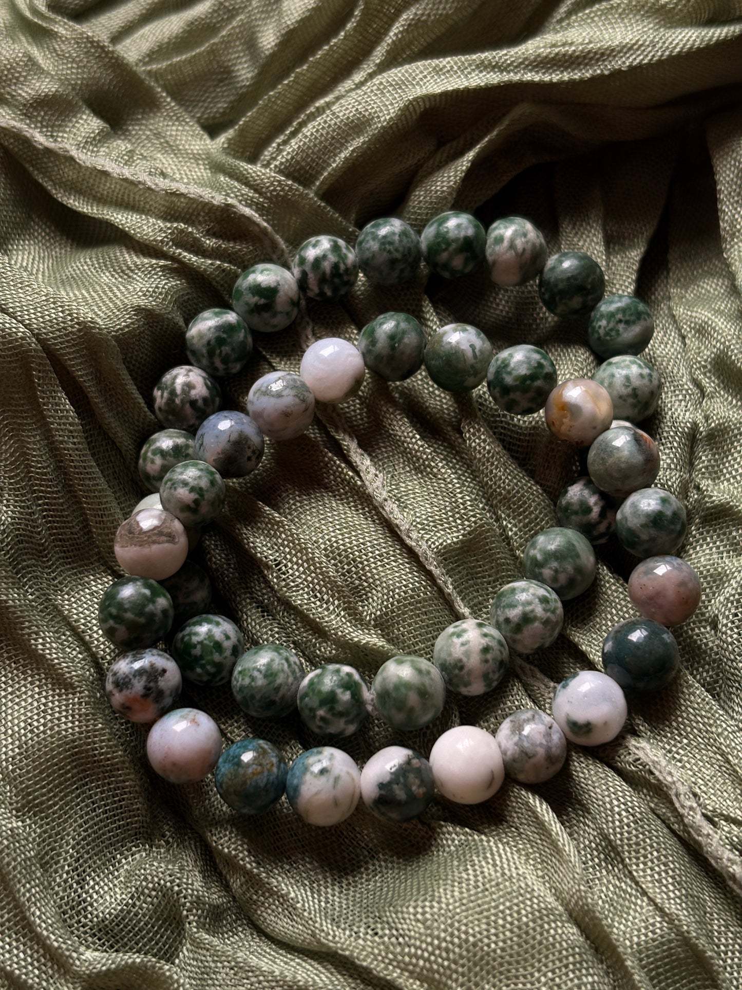 Green spotted jasper