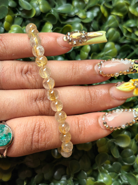 Citrine Bracelet 6mm
